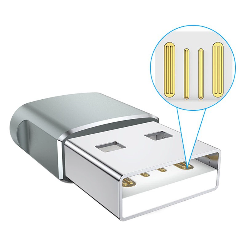 USB Revolution TYPE-C Женский адаптер TYPE-C гнездо на USB2.0 мобильный телефон кабель для передачи данных адаптер для зарядного кабеля
