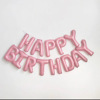 Small sketch birthday happy letters balloons English Happy Birthday color aluminum foil party aluminum membrane gas