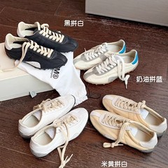 现货~苏茵茵 六子德训~复古做旧休闲运动赛车鞋阿甘鞋女德训鞋女
