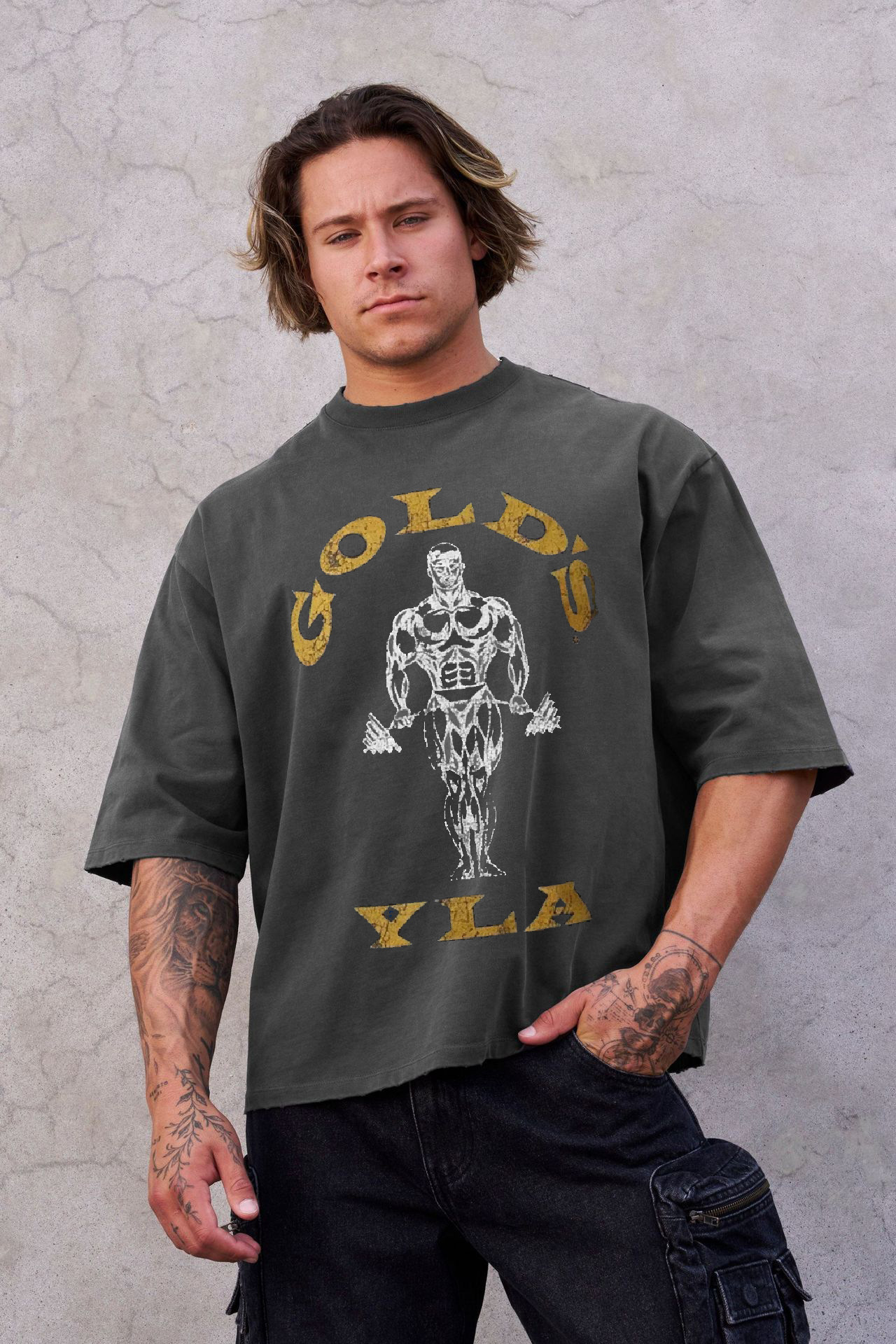 YoungLA Gold's Gym New Age T-shirt Black