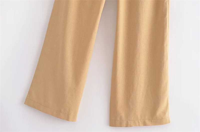 Women's Fashion Casual All-match Linen Pants