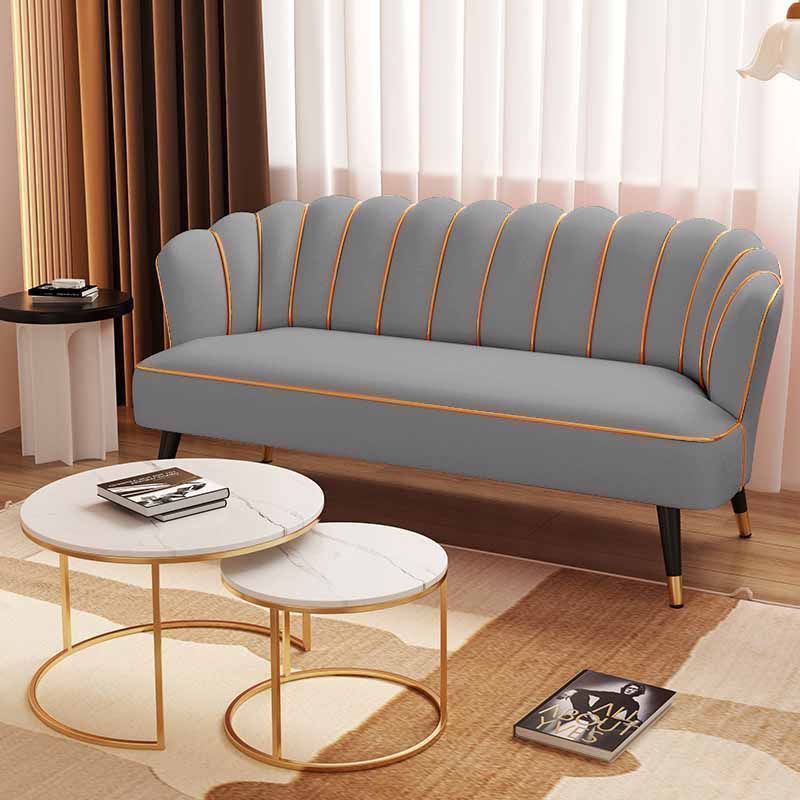 Light Luxury Small Apartment Sofa Nordic Simple Leisure Apartment Bedroom Living Room Clothing Store Beauty Salon Double or Three Person Sofa