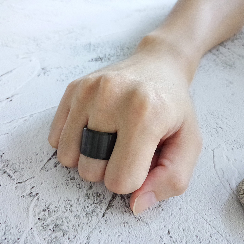 Simple Style Geometric Stainless Steel Rings Metal Stainless Steel Rings