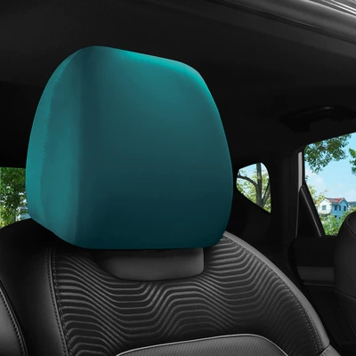 rear universal seat headrest cover | Sürətlər qutusu və əl tormozu başlıqları - 1-dark-green-universal-front-row