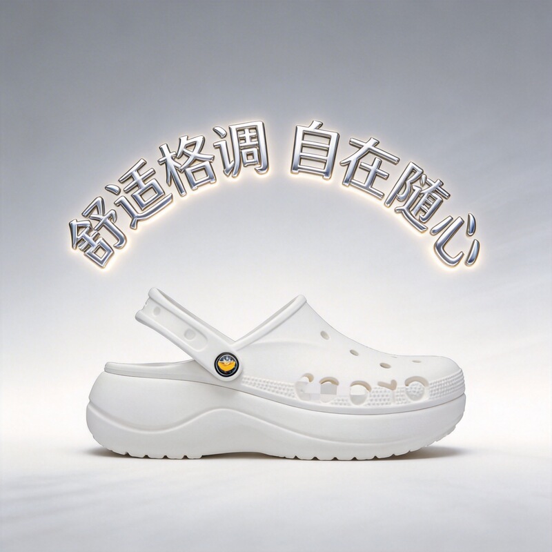 Original Cross Thick-Soled Beiya Cloud Hole Shoes Summer Men's and Women's Beach Shoes Outdoor Soft-Soled Breathable Sandals