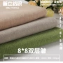 双层210g棉麻布料皱布