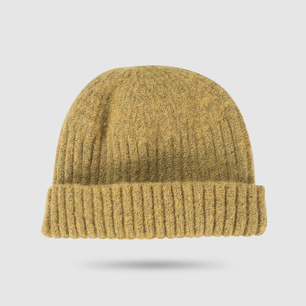 105g Weight Office, Outdoor, Travel, Birthday, Festival, Sports, Shopping Occasion Stripe Pattern Unisex Gender Hip-Hop Style Light Grey, Grey, Beige, Green, Blue, Wine Red, Camel, Yellow, Black Color One Size Size Korean Melon Hat Warm Pure Color Knitted Wool Hat Outdoor Hat Hip Hop Tide 6
