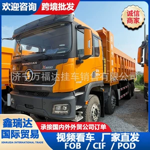 Shaanqi Delong 8*4 Dump Truck for Mine Site Earth and Stone Transport, Engineering Dump Truck, Cargo Transfer Tipper Truck