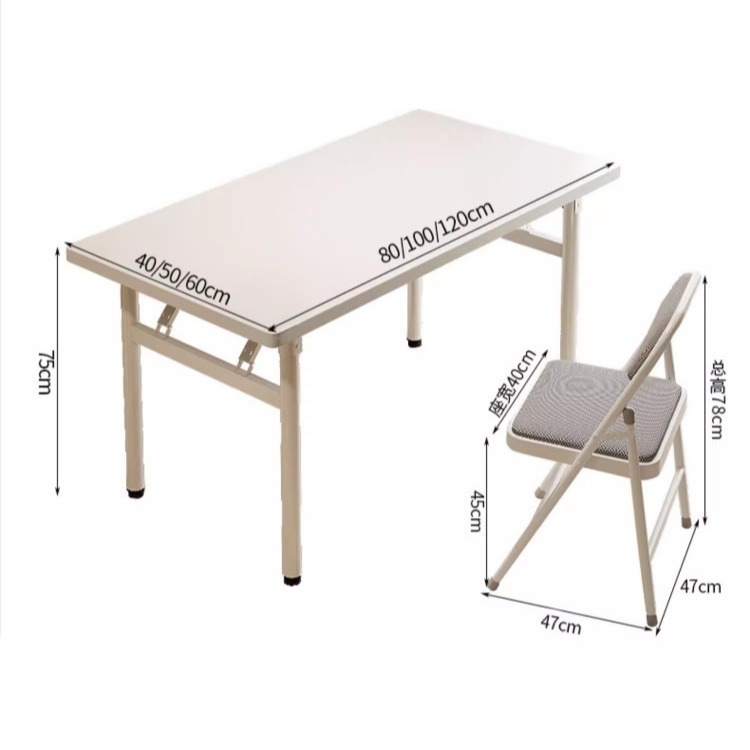 Escritorio de computadora plegable personalizado, habitación de alquiler, apartamento pequeño, mesa plegable para comer, escritorio de aprendizaje simple para estudiantes en casa