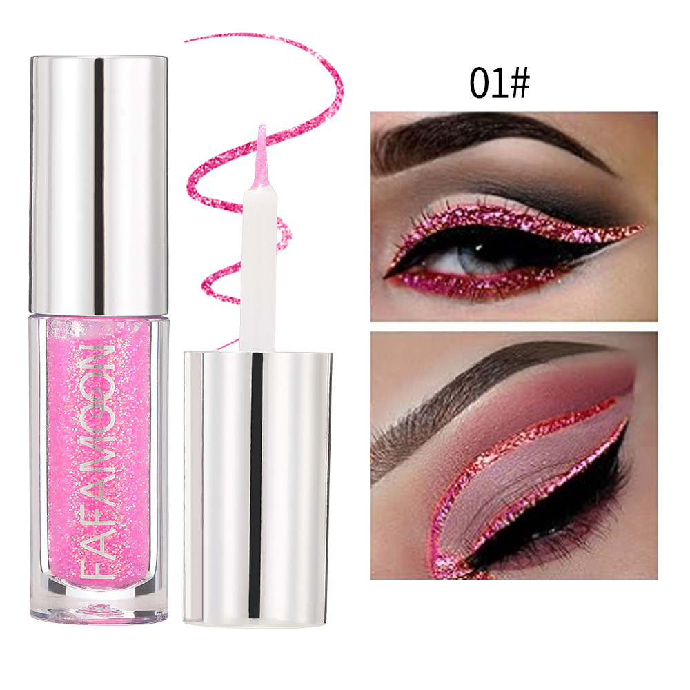 Tekoče senčilo za oči Super Flash Sequins Lying Silkworm Pen Brightening Eye Shadow Liner za oči Liquid Eye Highlighter_voghion.com
