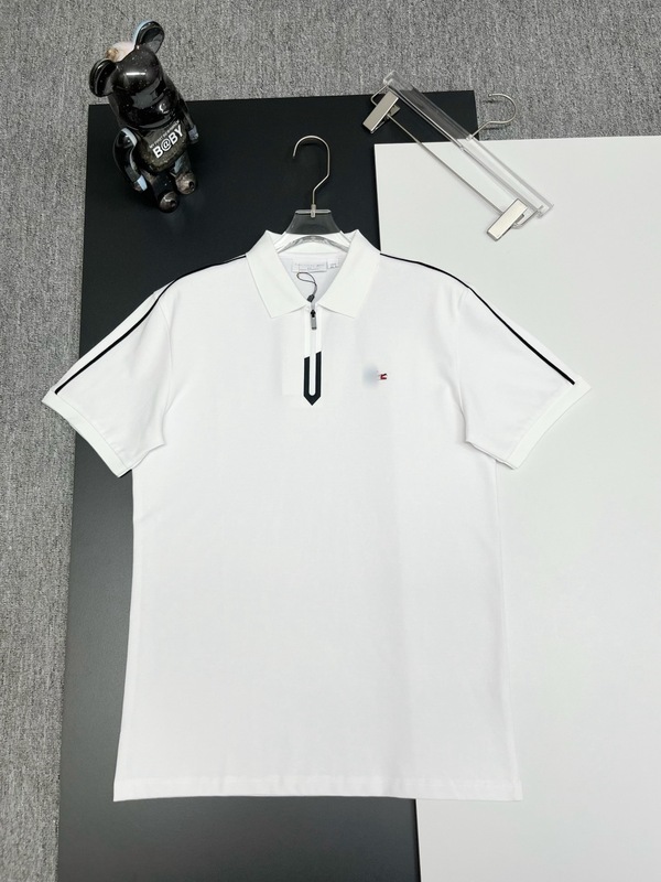 フィッシュポロシャツメンズ 2025 新しいコットンラペルトップビジネスカジュアル半袖 Tシャツ|undefined
