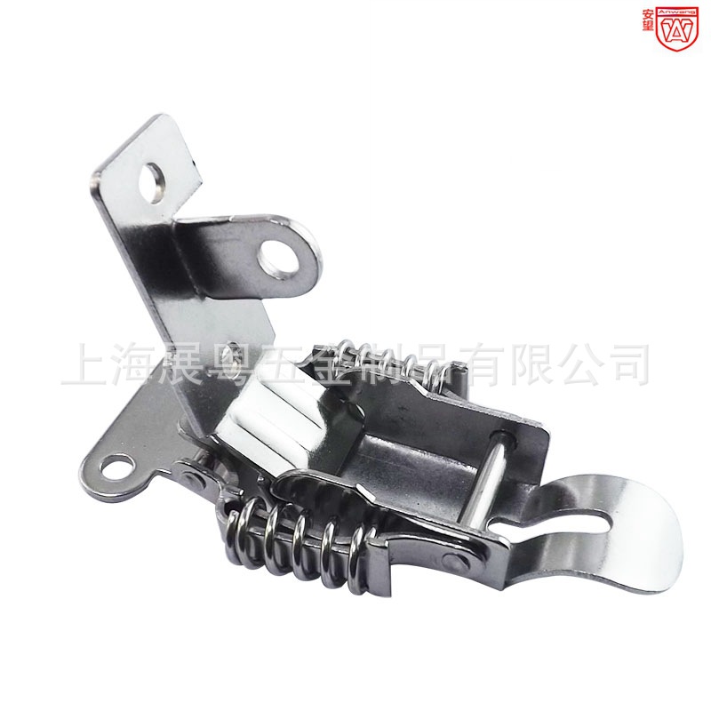 071 acero inoxidable doble resorte con cierre de cierre caja de madera cierre de cierre pesado cierre de cierre industrial 90 grados instalación