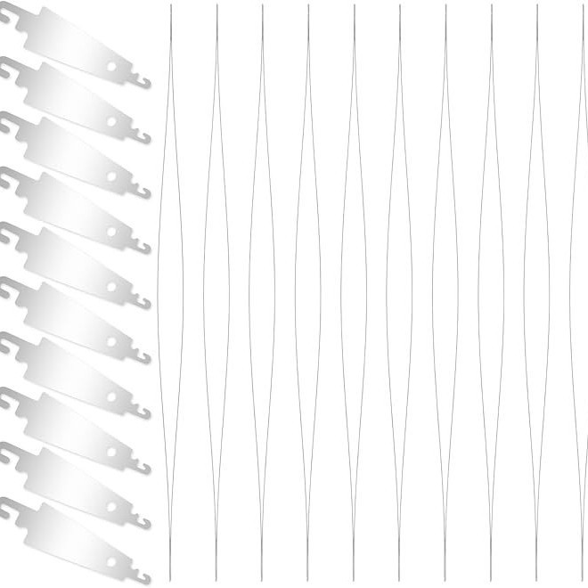 不锈钢穿线器，银色刺绣牙线十字绣针线器长缝纫线器刺绣缝合工具