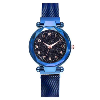 Internet celebridad Cielo estrellado Superficie digital superficie luminosa reloj de cuarzo Internet celebridad imán Milán Correa Reloj de estudiante de mujer