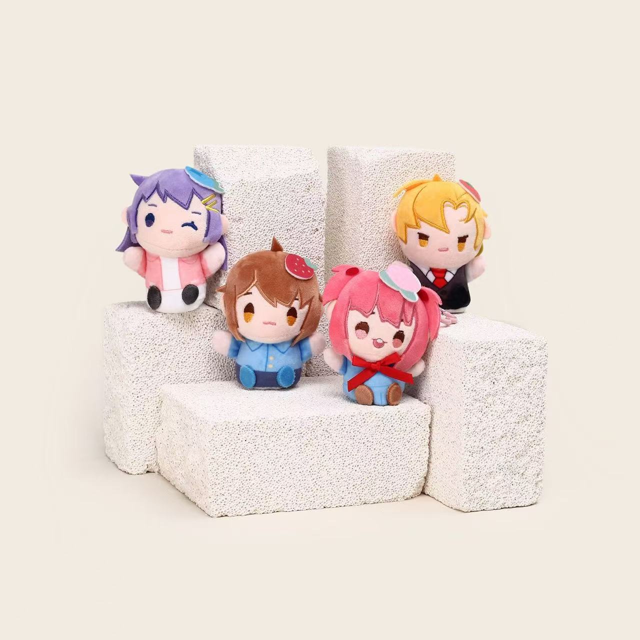 原创趣味指偶毛绒公仔玩偶钥匙扣卡通动漫女生包包挂件礼品