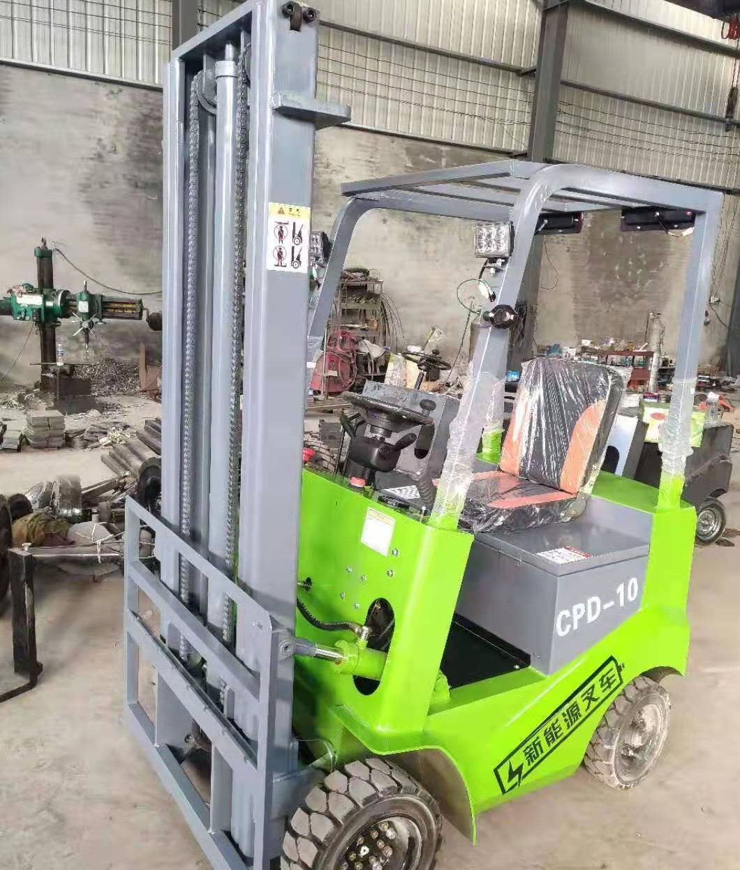 新能源1吨锂电池铅酸电池电动叉车 四轮座驾式电动叉车