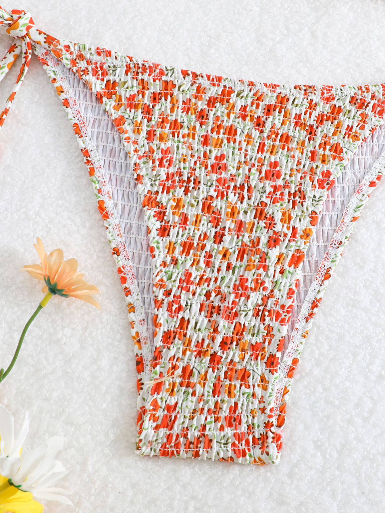 GraceChic European And American Cross-Border New For Women, High-End Two-Piece Swimsuit Set, Printed Tie Sexy Bikini_voghion.com