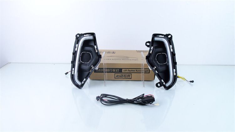 Suitable for 23-24 Rav4 Special Daytime Running Lights Rav4 Daytime Running Lights Led Fog Light Frame Modification Flow