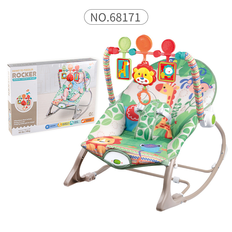 Comercio exterior caliente baby mecedora baby multifuncional música mecedora asiento de asiento mecedora para niños