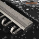 Factory supply kitchen hook rack non-perforated wall-mounted rack space aluminum hook multifunctional storage hook