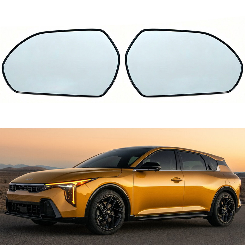 Suitable for 25-26 Models of Kia K4 Rearview Mirror Heated Glass Rearview Mirror Reversing Mirror Reflective Mirror