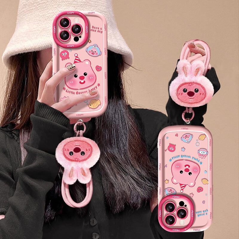 Pink Ruby Phone Case Suitable for Apple 17 Pro Max, Huawei Mate 70, Full Coverage for Oppo/Vivo, for Women