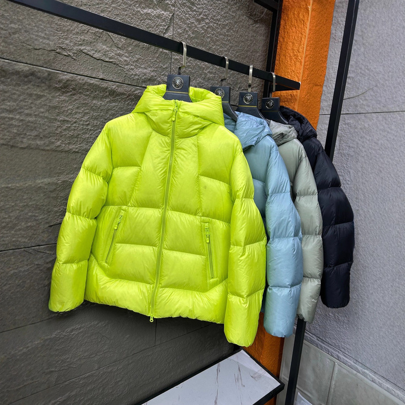 Extremely Cold and Stress-Free! Real Goose Down! Couple's New Winter Outdoor Hooded down Jacket for Men and Women, Thickeneded