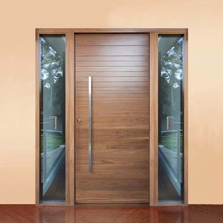 Supports Factory Inspection, Styles and Materials Are Optional, Solid Wood Pivot Door, Entry Door, Main Door, Villa Door, Minimum Order Is One Set