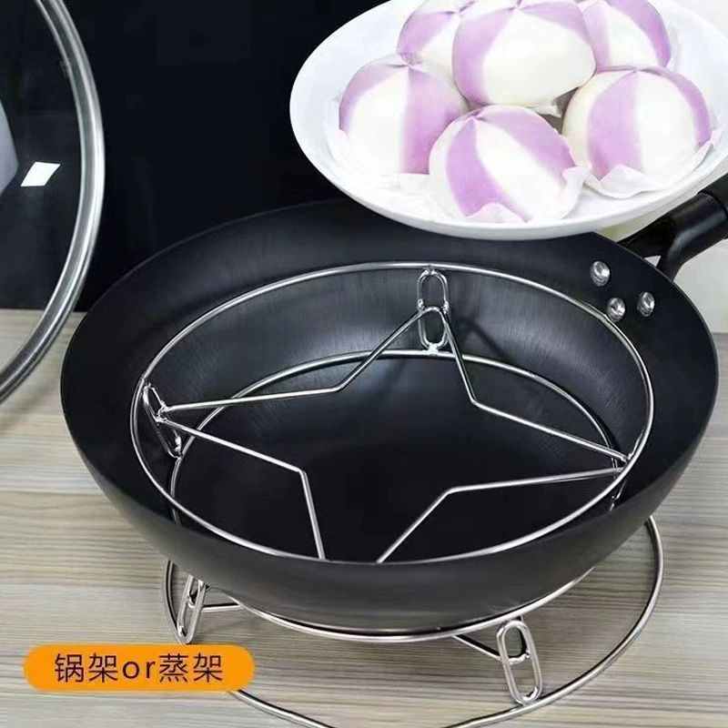 Поднос для кастрюль из нержавеющей стали, решетка для кухни, подставка под паровую кастрюлю, утепляющий коврик, прочная многоуровневая полка для хранения, прямая продажа от производителя