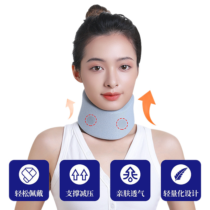 Scarf, protective case for office, with neck protection