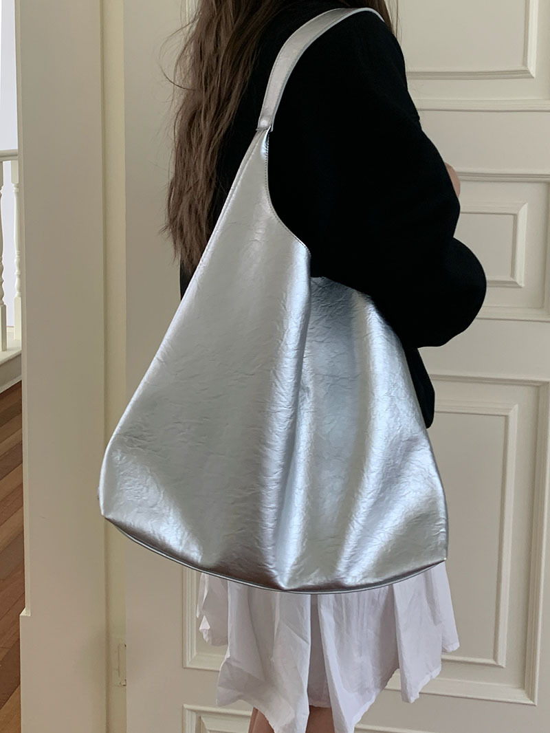 Women's Large Soft Leather Shoulder Tote Bag For Daily Commuting_voghion.com