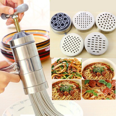 Two mould household Manual Stainless steel Pressure machine Noodle Wowo Noodle machine manual