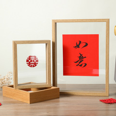 Wholesale Creative Dried Flower & Leaf Specimen Frames: Square A4 Paper-Cut DIY Picture Frames with Double-Sided Glass for Tabletop Display