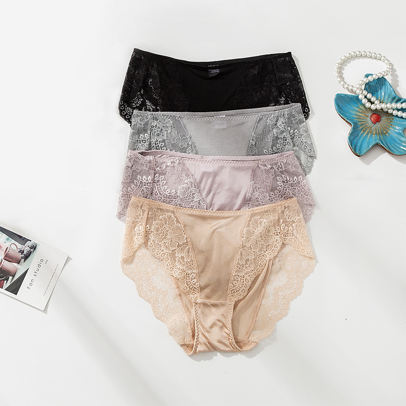 Silk lace sexy summer pants