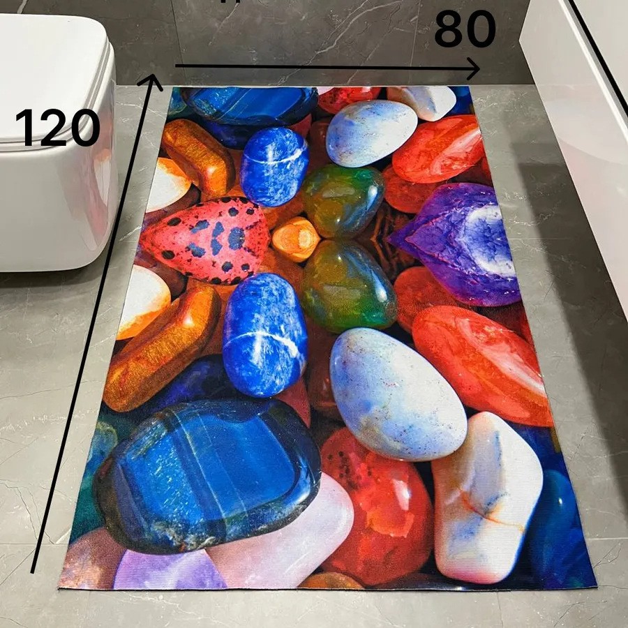 Transfronterizo temu alfombra de baño absorción de agua seca rápida alfombra de barro de diatomeas alfombra antideslizante alfombra de baño de lujo ligera alfombra de puerta de baño