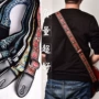 高档加厚刺绣木吉他背带