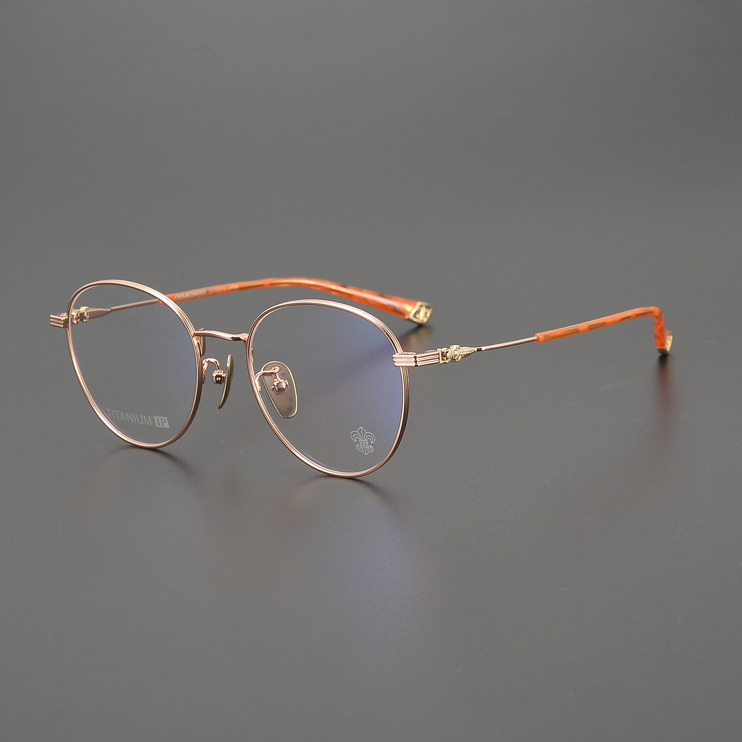 Shenzhen glasses frame ultralight pure titanium small frame retro…
