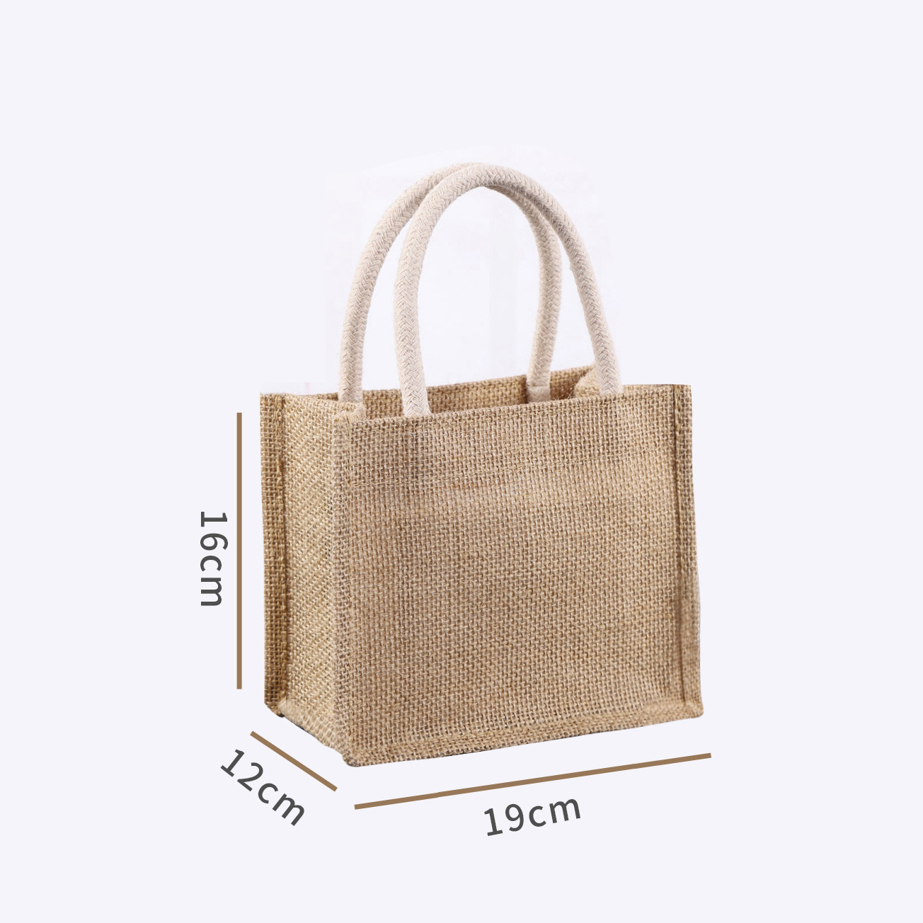 Bolsas de lino retrógradas en blanco pintadas bolsas de lino de gran capacidad personalizadas simples bolsas de lino de mano personalizadas