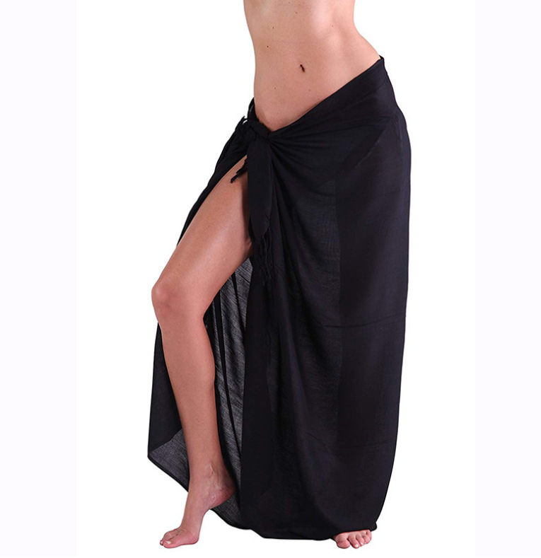 189g Weight Scarf Classification Swimming Pool, Beach Occasion Polyester Material Solid Color Pattern Summer Season Women's Gender Vacation Style Women's Solid Color Polyester Vacation Beach Towels 17