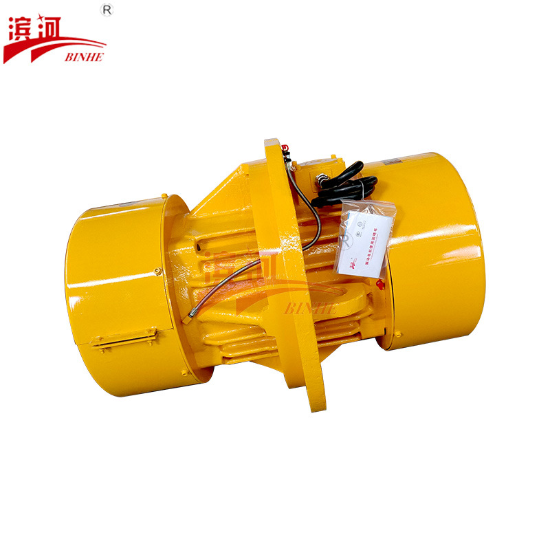 滨河供应XLA-120-6法兰式振动电机采矿石料破碎输送筛分机振动源