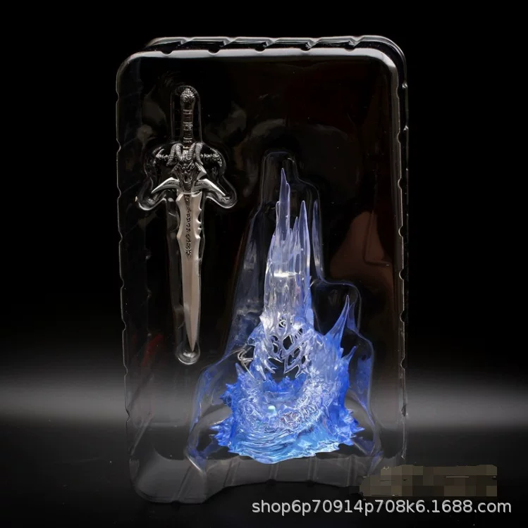Новый мир Warcraft Alsace оружие Фростморн Меч светящийся основание ручная работа модель игрушка украшение