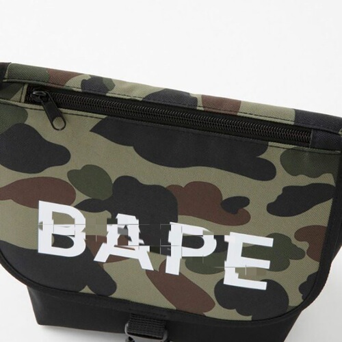 Japanese magazine appendix package ape head camouflage buckle tote bag, unisex waterproof shoulder and crossbody bag