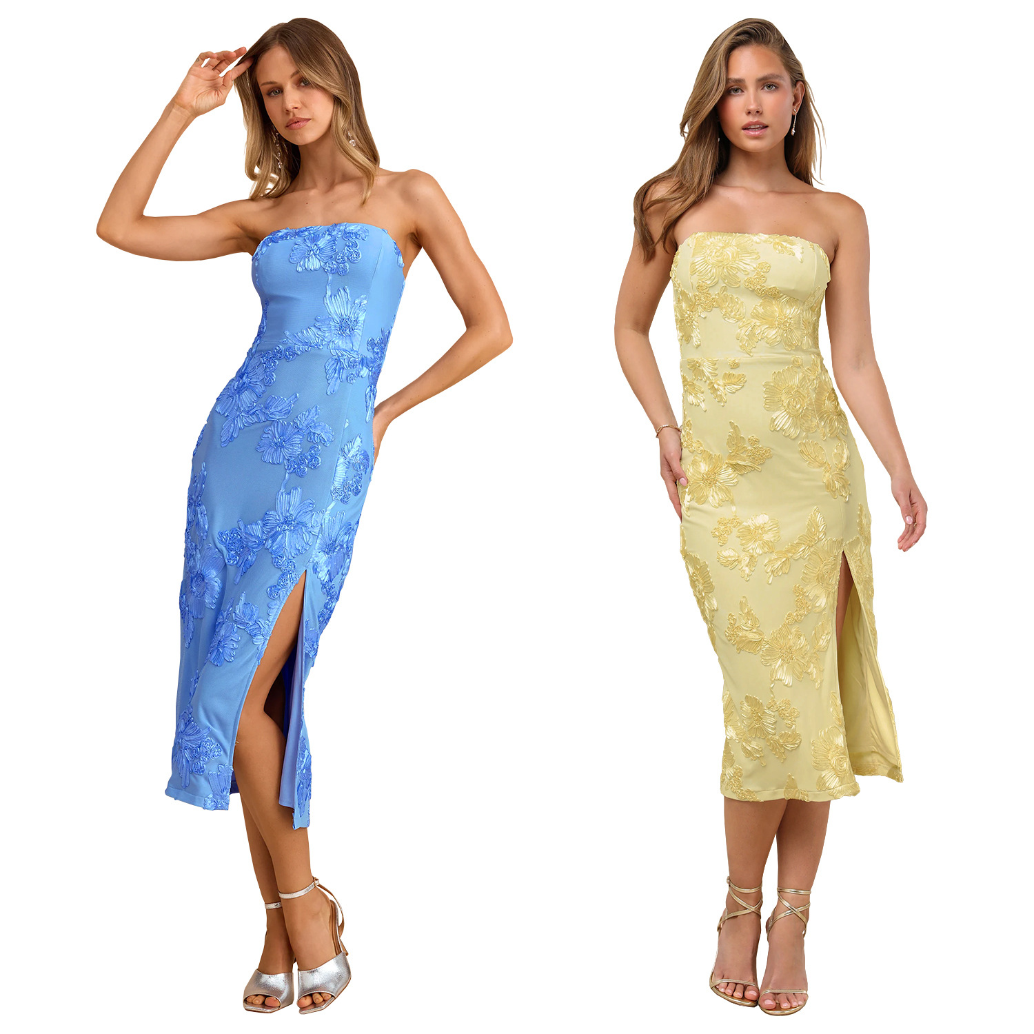 C7742 Aliexpress transfronterizo Amazon 2026 nuevo vestido de fiesta de mujer bordado tridimensional image 5