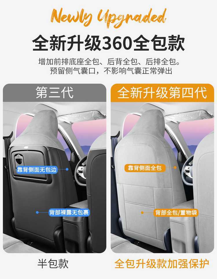 Leapmotor A05 seat covers, all-season, full-coverage, dedicated seat covers, car seat cushions, Rams 2027 model, 26 model seat cushion covers
