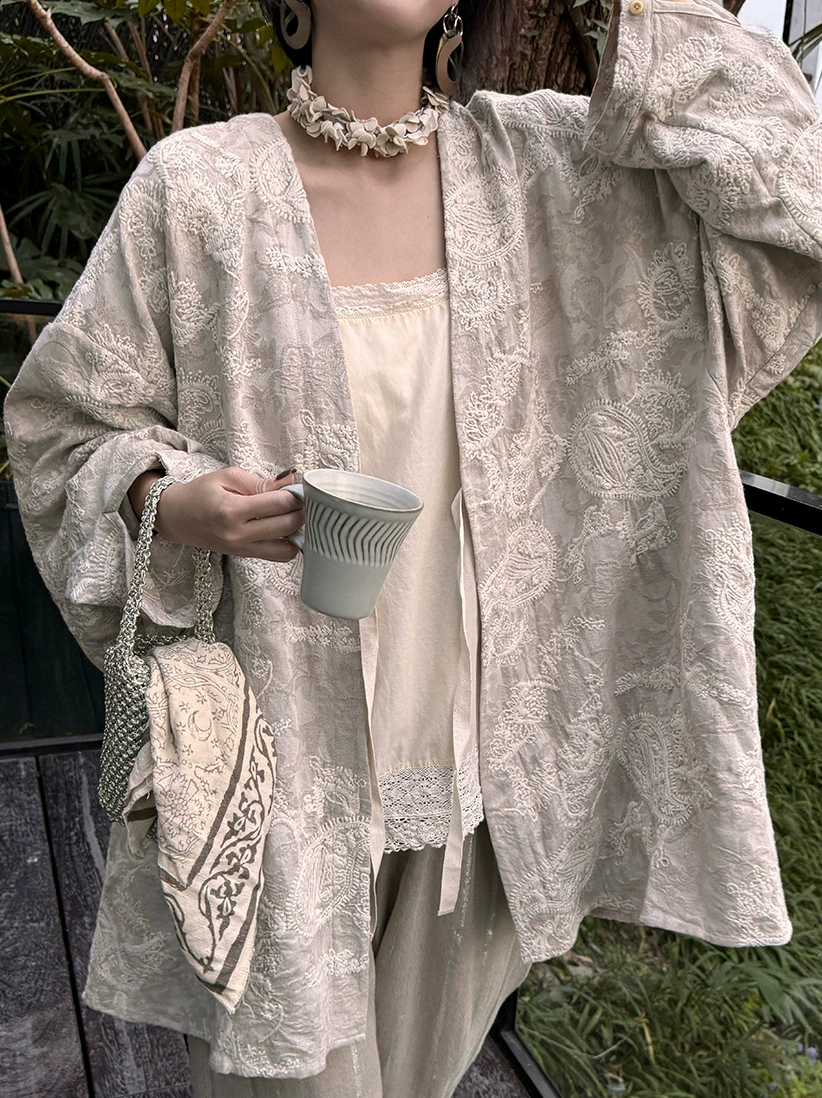 Spring jacket, cardigan, high-quality style, oversize