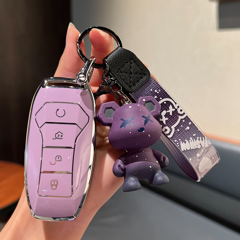 Dedicated 2022 models of BYD Dolphin key case Han Song plus Tang dmi Qin pro yuan e2 female car shell buckle bag mx