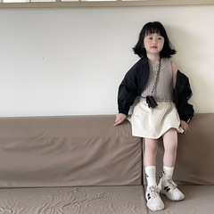 Princess Yuyu Girls' Spring/Summer Sweet & Spicy Short Inner Vest Korean-style Unique Design Baby Girl's Waistcoat