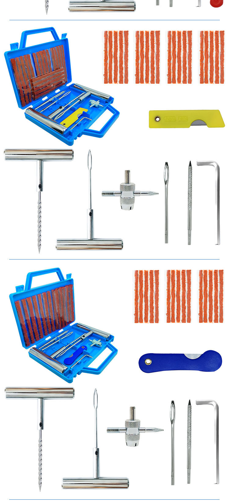 Car Tire Repair Tool Set, Vacuum Tire Emergency Quick Tire Repair Tool Kit for Motorcycles and Electric Vehicles