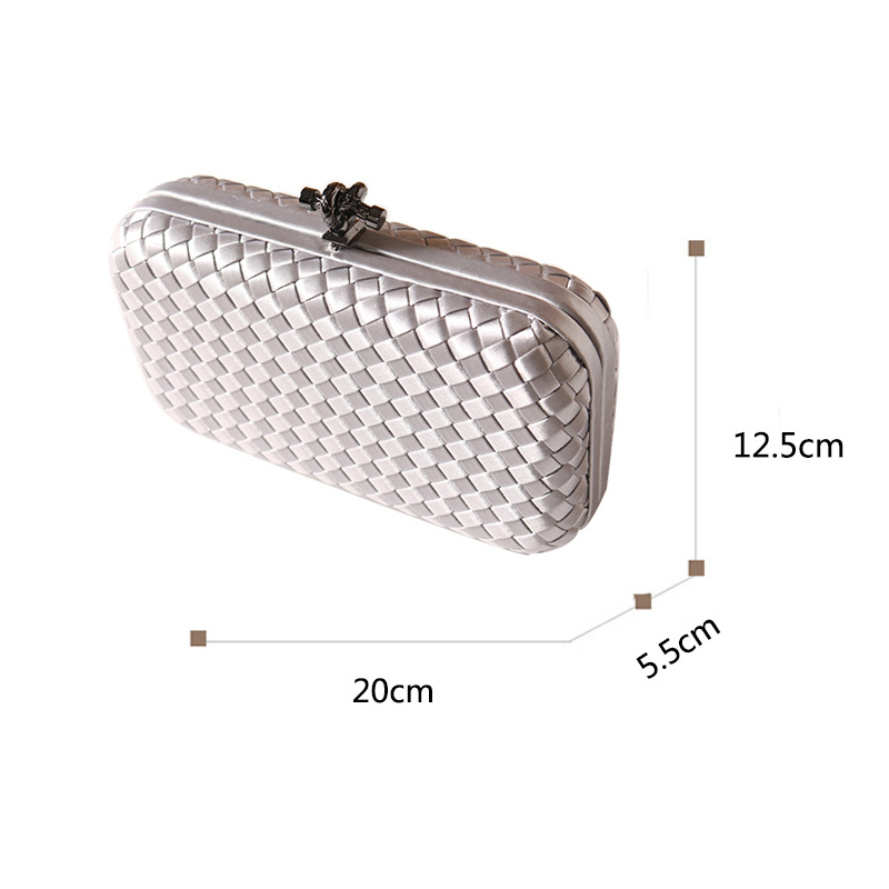 Women's Gender Red Rose Red Green Polyester Solid Color Lingge Square Clutches