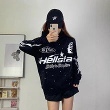 Hellstars Hoodies����ins������Ⱦ�����߽��ֻ�Ϳѻ����ñ��